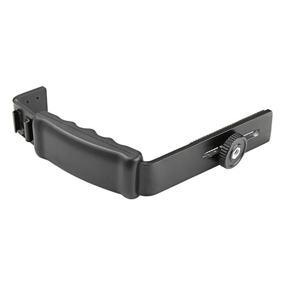 Portable Extension Bracket for DJI OSMO Mobile 2 Quick Release L-Bracket, Adjustable External Devices, Comfortable Hand Grip