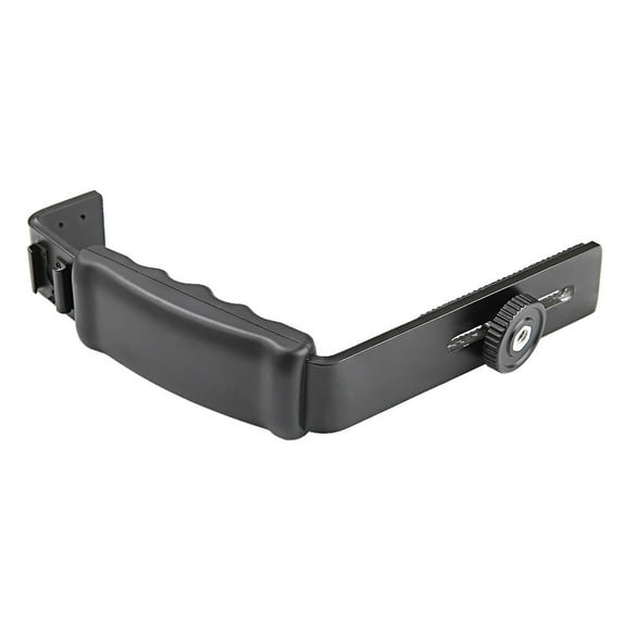 Portable Extension Bracket for DJI OSMO Mobile 2 Quick Release L-Bracket, Adjustable External Devices, Comfortable Hand Grip