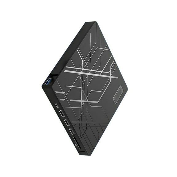 Portable External Dvds Drive USB C Connectivity Fast 24XCD Writing Burning