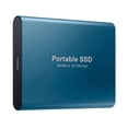 thumbnail image 1 of Portable External Hard Drive, USB 3.1 High Speed Storage for PC Mac Laptop Desktop, Backup Photos Videos Music - Blue, 1 of 3
