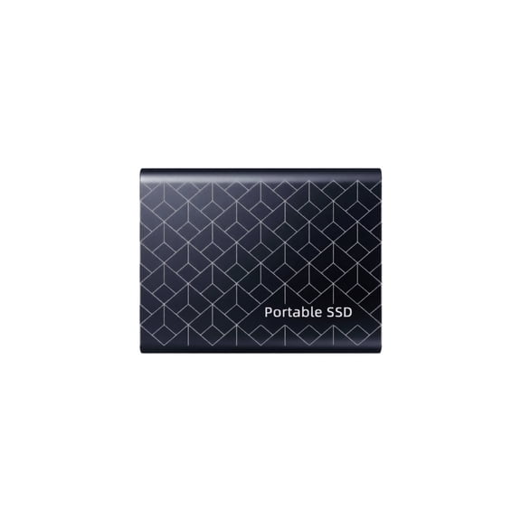 Portable External SSD, High Speed Solid State Drive for PC Laptop Gaming, Compact Backup Storage for Photos Videos Files - Black