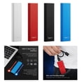 thumbnail image 1 of Portable External SSD, USB 3.1 Gen1 up to 430 MB/s for PC Mac Laptop Tablet, High Speed Storage for Work Backup Transfer Red, 1 of 6