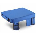 thumbnail image 1 of Portable Extra Thick Stadium Seat Cushion 21x15 Inch Bleacher Cushion with Side Pocket Cup HolderAnti-Slip Bottom Waterproof Lightweight Seat Pad for Sports, 1 of 4