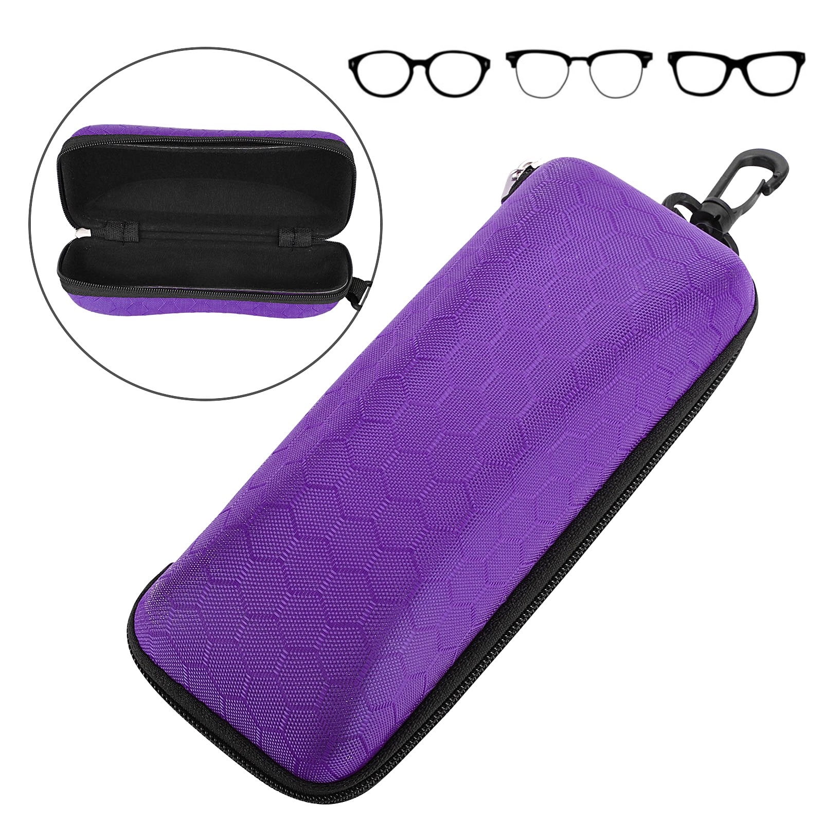 Portable Eyeglass Case, EEEkit Hard Shell Glasses Protective Box with