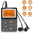 thumbnail image 1 of Portable AM FM Radio, EEEkit Mini Digital Tuning Radio with Rechargeable Battery, Earphone, Lock Screen, Preset, Pocket Transistor Radio for Walking Jogging Traveling Camping - Gary, 1 of 9