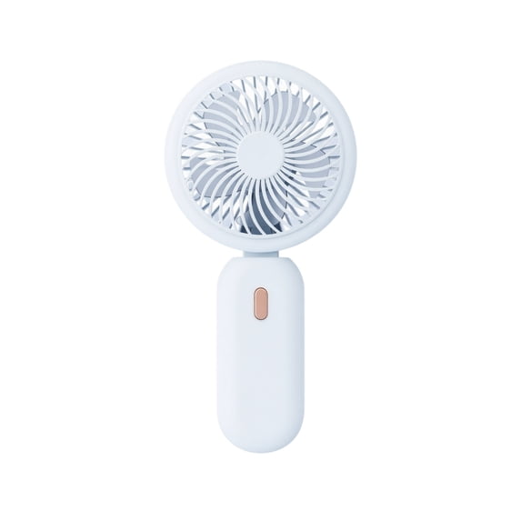 Portable Fan 3 Pack, Cute Handheld Battery Operated Lightweight Small Personal Fan with 3 Speeds and USB Rechargeable Eyelash Fans for Stylish Women Men Office Outdoor Travel Camping(White)