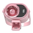 thumbnail image 1 of Portable Fan, Car Clip on Fan with LED Display, Portable Mini Cooling Fan for Auto Vehicle, USB Rechargeable Battery Powered Fan for Stroller Bed, Travel, Camping, Golf, Gym, Pink, 1 of 6
