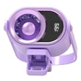 thumbnail image 1 of Portable Fan, Car Clip on Fan with LED Display, Portable Mini Cooling Fan for Auto Vehicle, USB Rechargeable Battery Powered Fan for Stroller Bed, Travel, Camping, Golf, Gym, Purple, 1 of 6