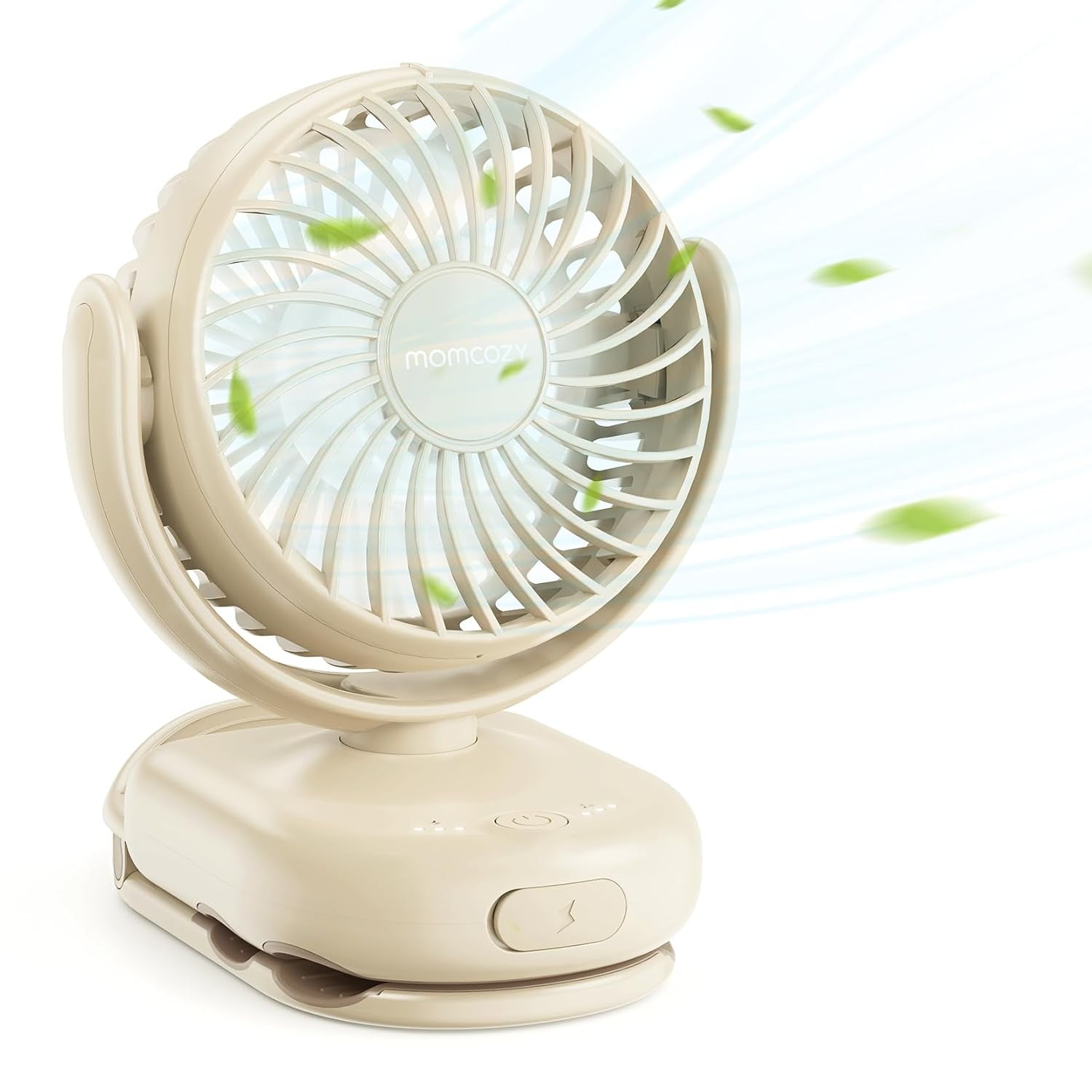 Portable Fan with Clip | 4-Speed Mini-Fan for Carrier | Personal Fans ...