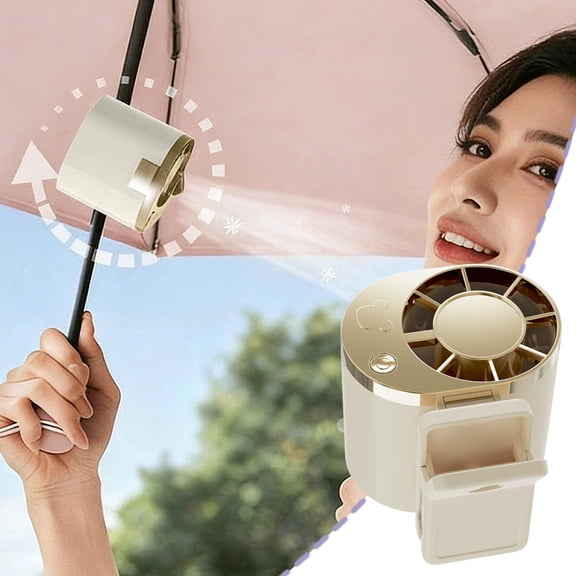 Portable Fan Clip on,Powerful and Quiet Performance Personal Fan with Large-Capacity Battery,Compact and Light Designs Easy to Carry,Suitable for Workshop,Wild Fishing,Outdoor Sports(White)