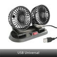 thumbnail image 1 of ESULOMP Universal Adjustabl USB Fan Summer Outdoor Portable Fan for Car Home Daily Use, 1 of 9