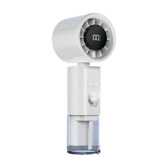 Portable Fan, Foldable Handheld Design with Mist Spray, 5 Speed Settings, Usb Rechargeable for Travel Office Home