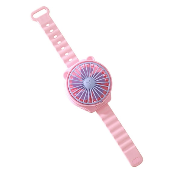 Portable Fan,Mini Fan,Cute Handheld Mini Fan,New Battery Version Of The Watch Fan Five Battery Portable Mini Electric Fan Gifts for Women Men Outdoor Indoor
