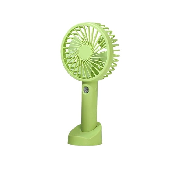 Portable Fan Powerful Handheld Fan Cute Design 3 Speed Personal Small Desk Fan With Base Lightweight Makeup USB Rechargeable Fan For Stylish Girl Women Travel Indoor Outdoo