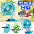 thumbnail image 1 of Portable Fan Rechargeable Battery USB Mini Rotation Clip On for Baby Stroller Car Camping Desk, 1 of 6