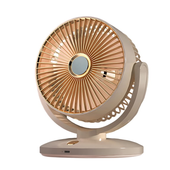 Portable Fan Rechargeable, DELESYS Battery Operated Small Powerful Personal Fan, Multi-Angle Free Wind Direction Adjustable, Mini Desk Fans for Bedroom, Home, Office, Camping, Traveling