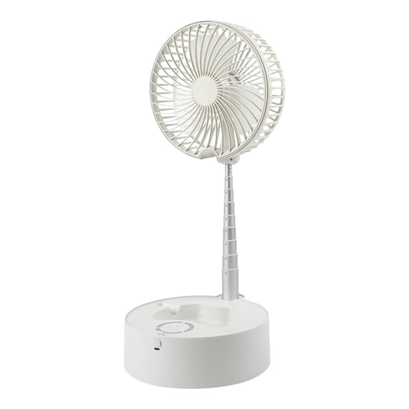 Portable Fan Rechargeable With 3 Speeds, Adjustable Height 11.8 in to 33.5 in, Foldable Stand & Table Fan, Built-in 7200 mAh Battery, LED Light