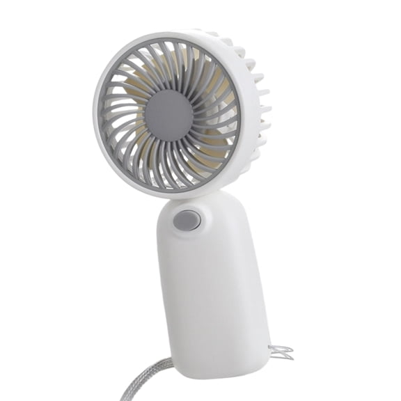 Portable Fan Set Battery Operated Quiet Motor Lightweight Construction With Wrist Straps For Commuting Camping Work