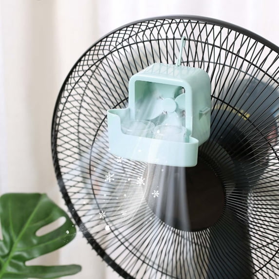 Portable Fan with Ice Tray – Standing/Desktop Cooling Fan with Oscillation for Fast Summer Cooling