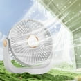 thumbnail image 1 of Portable Fans Under $50, Hwkond High Small Fan Desktop Silent Rechargeable Office Small Student Dormitory Portable Fan, 1 of 3