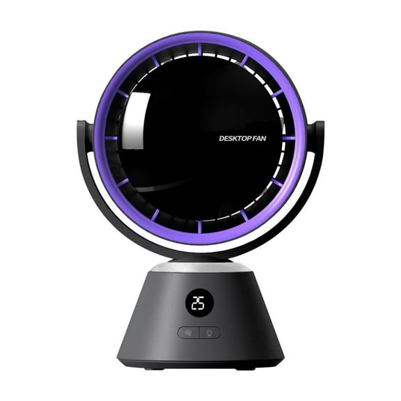 Portable Fans Under $50, Hwkond High Speed Turbo Fan High-power USB Charging Desktop Fan Silent Home Circulation Fan
