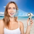 thumbnail image 1 of Portable Fans Under $50, Hwkond Portable Mini Fan Handheld 4000mAh Rechargeable Battery USB Battery Rechargeable Fan With Metal Body Digital Display, 1 of 5