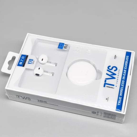 Portable Fashion Simple Binaural Bluetooth Headset