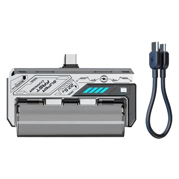 Portable Fast Charging Power Banks Double Port Power Banks Replaceable Charging External for Travel Flight Safe