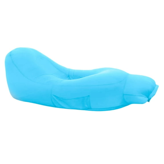 Portable Fast Folding Inflatable Recliner Sofa for Outdoor Beach Camping Sleeping with Air Cushion Comfort