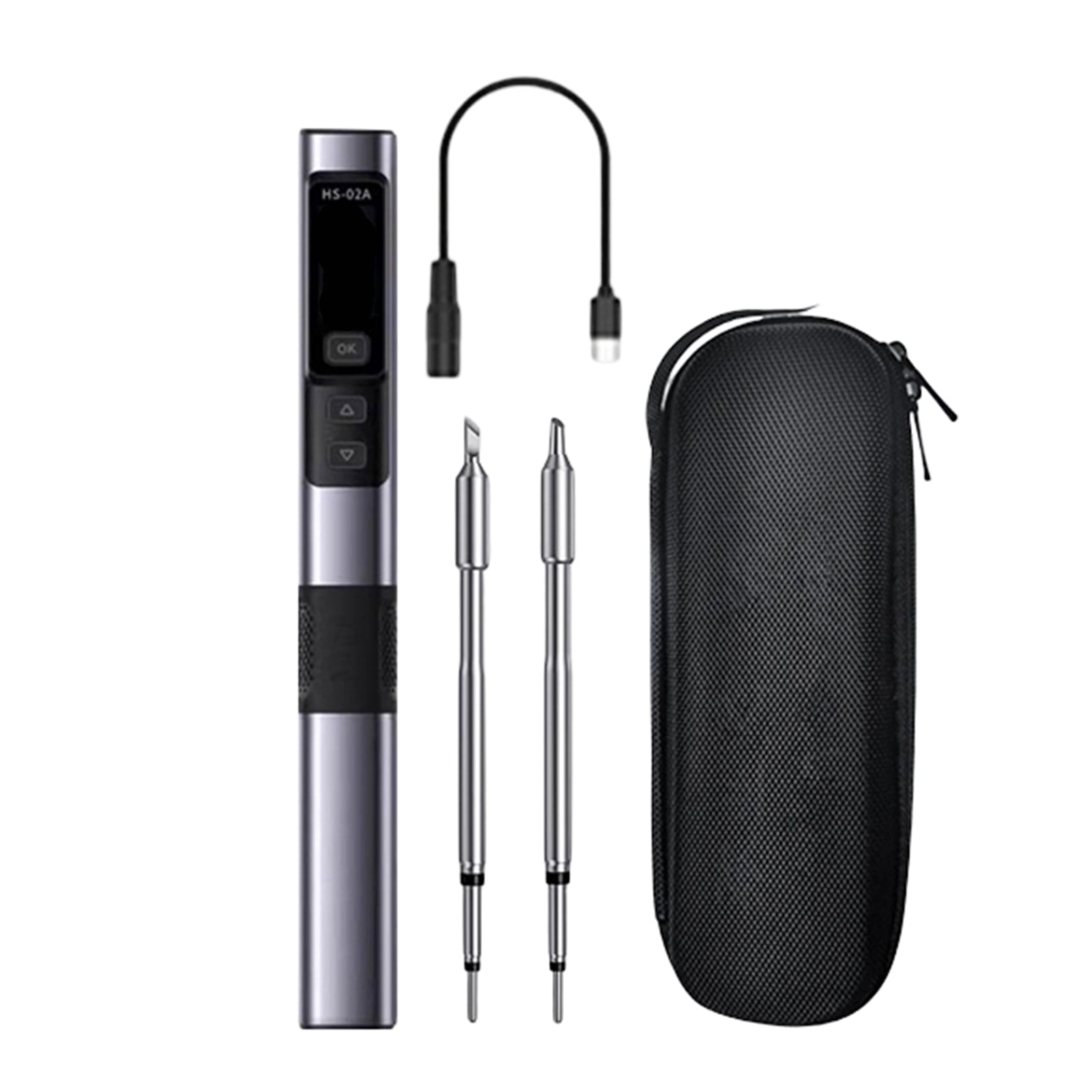 Portable Fast Heating 100W Soldering Iron Having Auto Sleep Mode to Prevent Dry Burns for Enhancing Safety