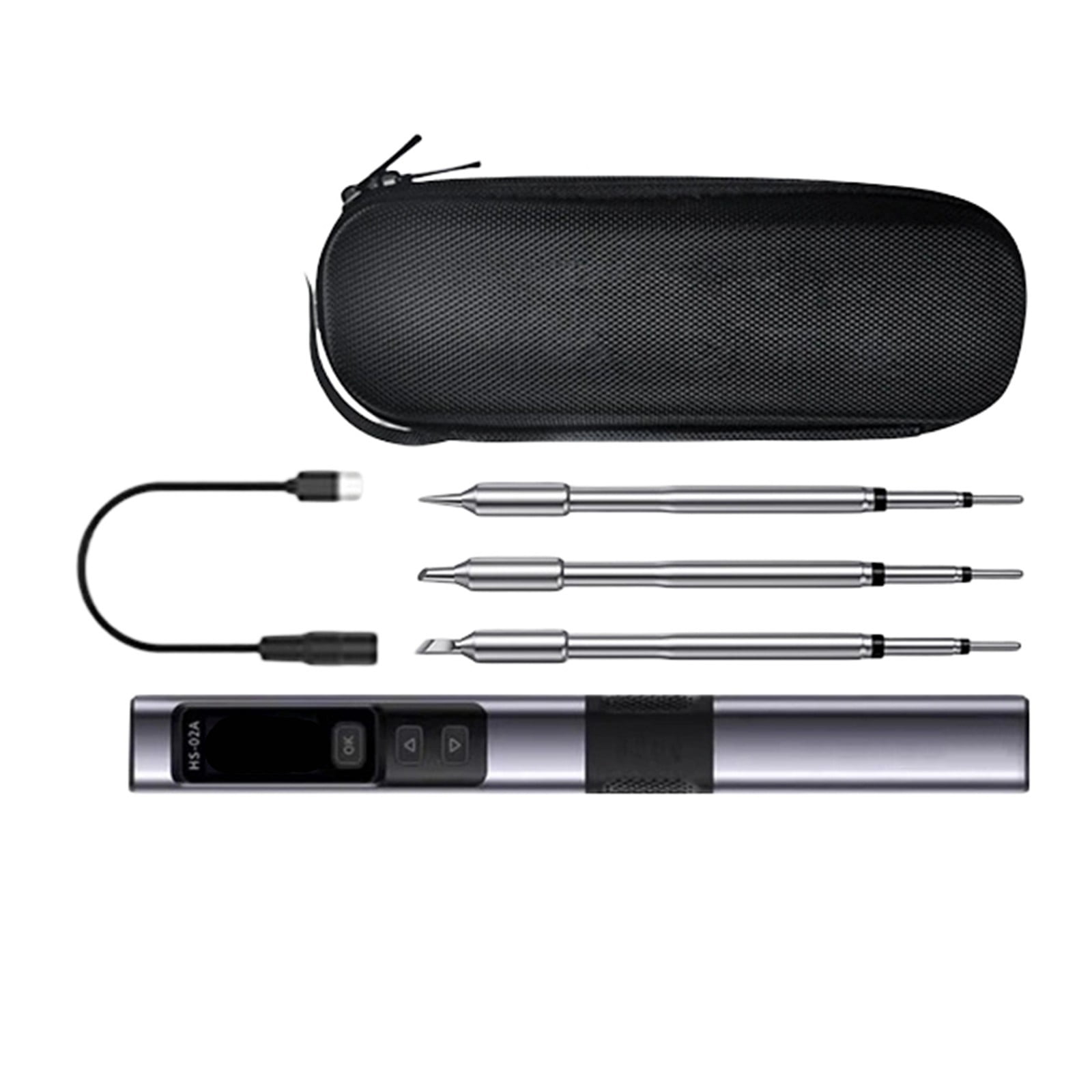 Portable Fast Heating 100W Soldering Iron Having Auto Sleep Mode to Prevent Dry Burns for Enhancing Safety