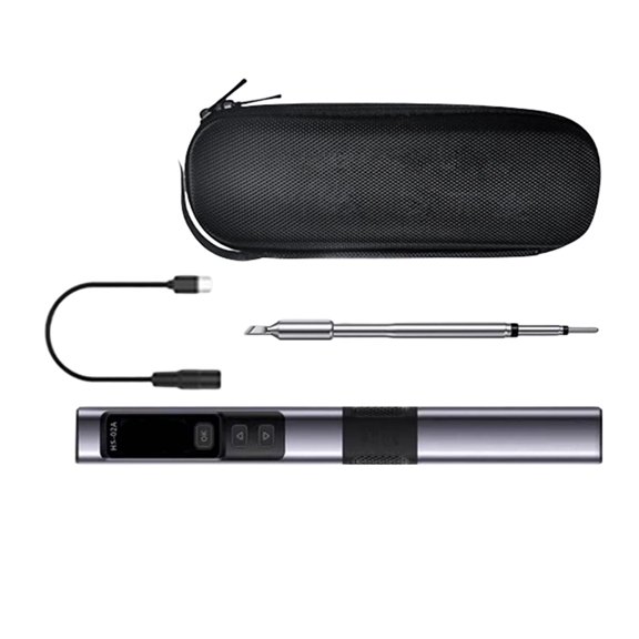 Portable Fast Heating 100W Soldering Iron Having Auto Sleep Mode to Prevent Dry Burns for Enhancing Safety