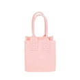 thumbnail image 1 of Portable Felt Tote Bag Cute Gift Bag for Kids Suitable for Christmas Baby Shower Birthday Holiday Party (Pink), 1 of 6