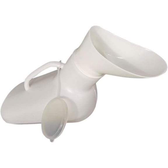 Portable Female Urinals with Sealed Lid Reusable Pee Bottle for Travel Camping and Home Use