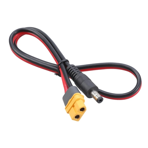 Portable Female to Male DC5.5x2.5mm/DC5.5x2.1mm Connector Cable Conversion Wire for FPV Monitors Equipment