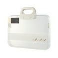thumbnail image 1 of Portable File Box Plastic Transparent Pencil for Case A4 Folder with Lock Statio, 1 of 8