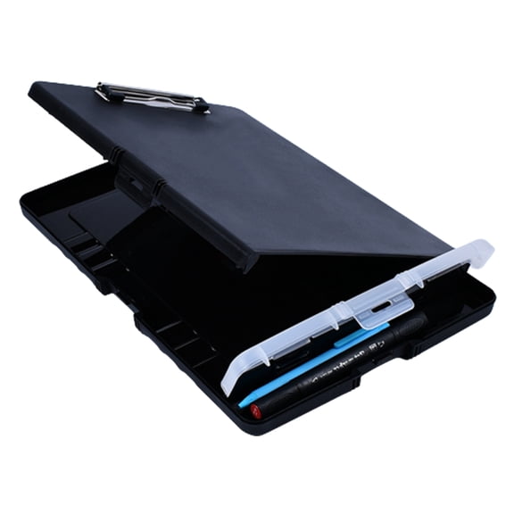 Portable File Case with Clipboard and Pen Box Document File Folder for Office Hospital Factory Warehouse
