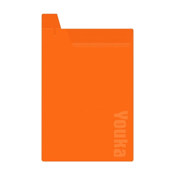 Portable File Folder, Lightweight Document Organizer, Paper Holder, for Office Filing, Meeting Materials, Project Briefs and Receipt Use, by Cosmug, Orange
