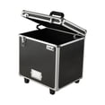 thumbnail image 1 of Office File Box on Wheels Portable with Lock and Retractable Handle 15.6"L x 12.6"W x 15"H, 1 of 11