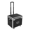 thumbnail image 1 of Portable File Storage Box with Handle, Letter Size Mobile Lock Box with Wheels & Telescoping Handle, Double Combination Locking Cabinet, 1 of 8