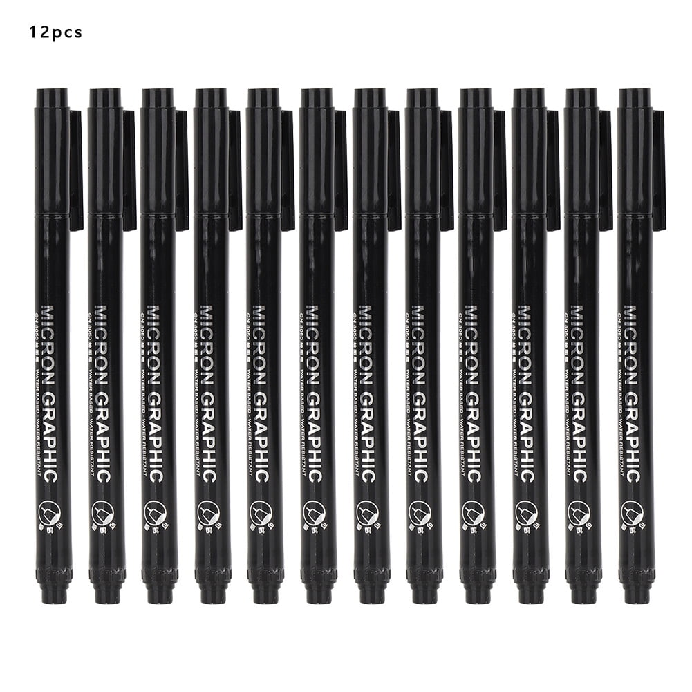 Dyvicl Highlight Color Pen 0.5 mm Extra Fine Point Pens Gel Ink Pens for  Black Paper Drawing, Sketching, Illustration, Adult Coloring, Journaling,  Set