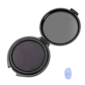 Supplies Portable Fingerprint Ink Pad for Identification - Compact Stamp Pad for Thumbprints - Ideal for and Document Verification