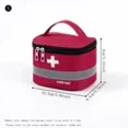 thumbnail image 1 of Portable First Aid Kit with Reflective Strip, Handheld Travel Medicine And Medication Storage Bag (1PC Red S), 1 of 7
