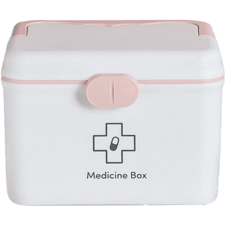 Portable First aid kit Household Medicine Storage Box can be