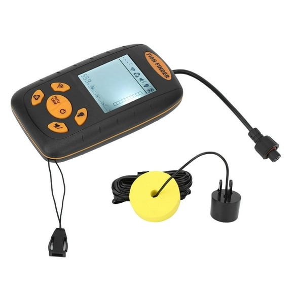 Portable Fish Depth Finder, Multifunctional 5 Level Sensitivity Adjustment Sonar Sensor Fish Finder For Husband For Ice Fishing For Kayak