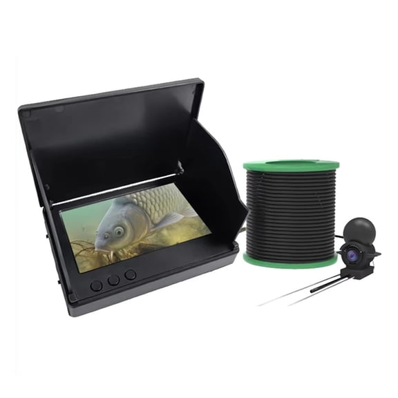 Portable Fish Finder 1080P 4.3 Inch LCD Handheld Underwater Fishing Camera Night Vision 220 Degree ,Power of Simple