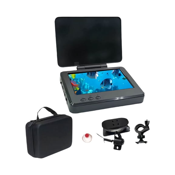 Portable Fish Finder With 195 Degree Wide Perspective And Adjustable Bracket For Clear Underwater Observation