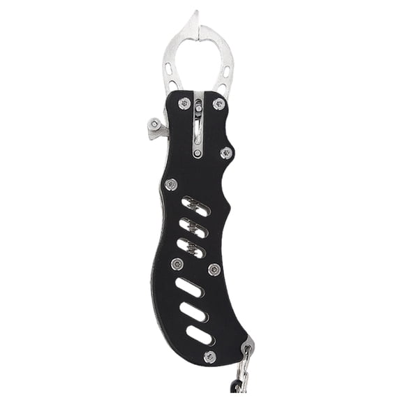 Portable Fish Lip Clip Holder Control Clamps Fishes Lip Grippers Control Tool Metal Fishing Pliers Fish Controllers