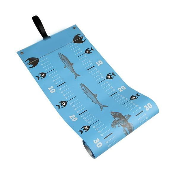 Portable Fish Measuring Ruler Waterproofs Foldable Fish Ruler Measurement Tool Fishing Fish Measuring Device Easy to Use