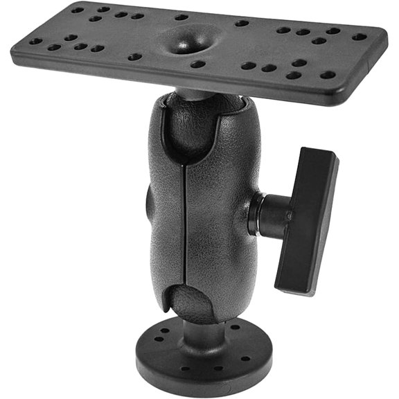 Portable Fishfinders Holder Fish Finder Ball Mount Base Swivel Fish Finder Mount Fish Finder Accessory
